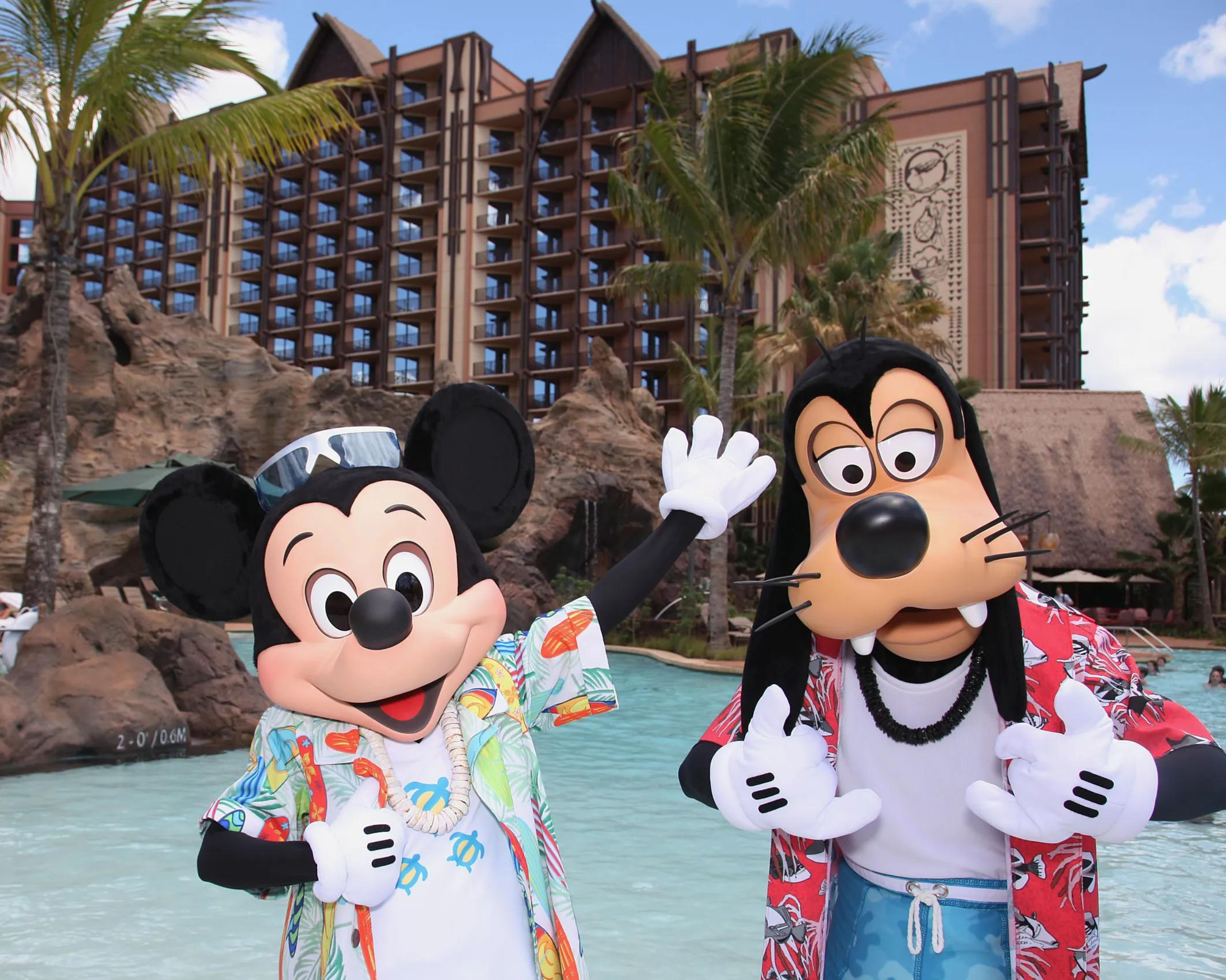 Mickey Mouse and Goofy