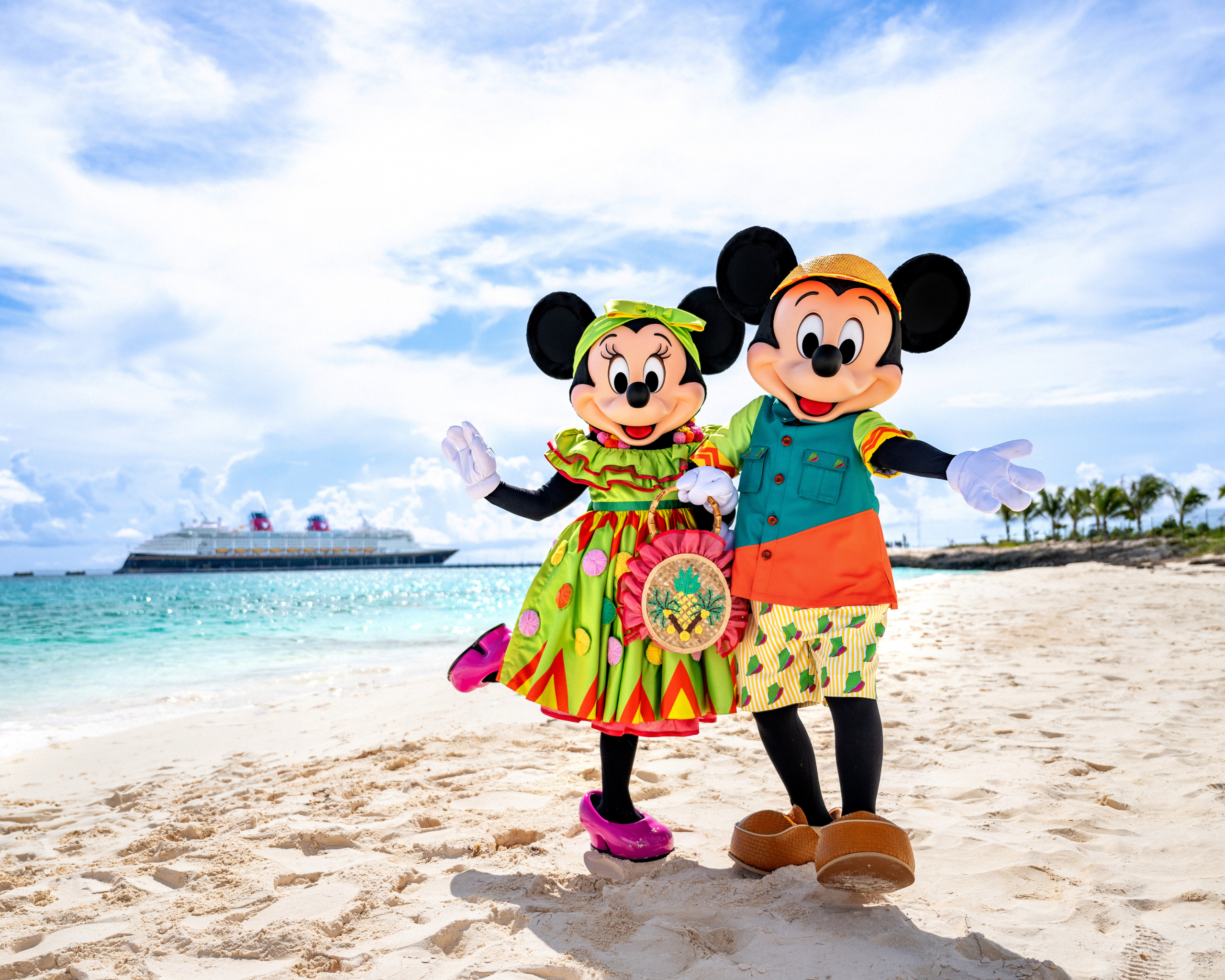 Mickey and Minnie Mouse